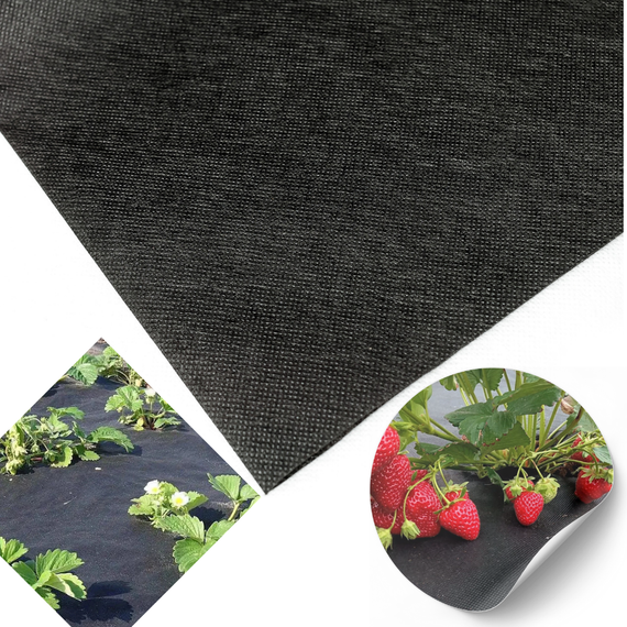 Агроволокно 60 г/м2 1,6 х50м чорне "Shadow" (Чехія) 4% агроволокно від бур'янів | Зображення 2