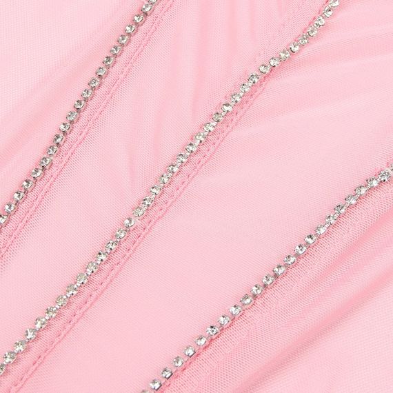 Сексуальний рожевий комплект Star Night з декоративними стразами та ланцюжками, M Sex Aura | Зображення 8