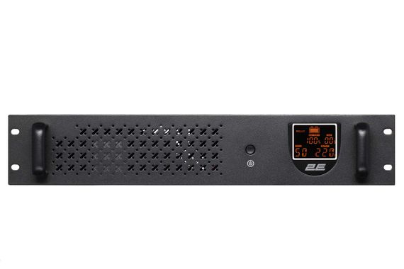 Джерело безперебійного живлення 2E  RE650, 650VA/360W, RM 2U, LCD, USB, 2xSchuko (2E-RE650) | Зображення 1
