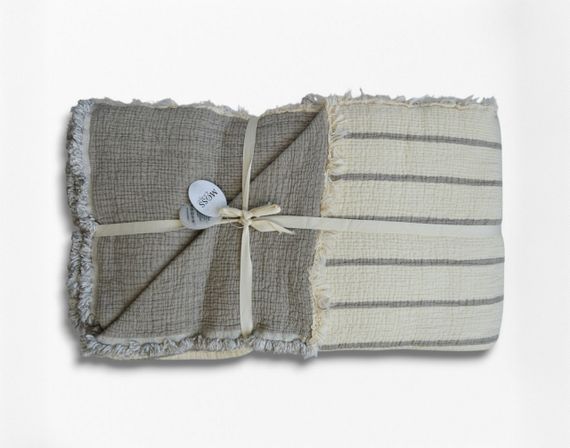 Муслінове покривало Moss Exclusive Muslin 230 х 250 см. Kahve | Зображення 2