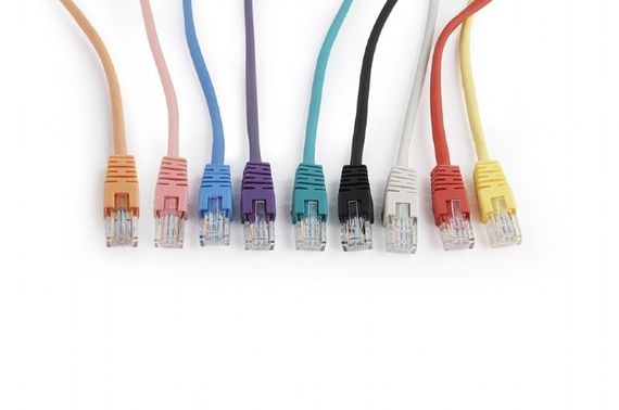 Патч корд Cablexpert PP12-2M/RO, UTP, категорія. 5E, литий,  50u" штекер із фіксатором, 2.0 м, рожевий | Зображення 2