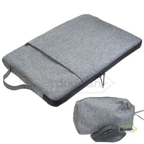 Чохол / сумка для ноутбука Taikesen 15.6" - 16" (DARK GREY) + сумка для аксесуарів