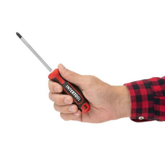 Викрутка PH2*100 мм, S2, STORM INTERTOOL VT-34201 | Зображення 3