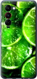 Чохол на Tecno Camon 18 Premier Зелені часточки лимона "852u-2652-2448"