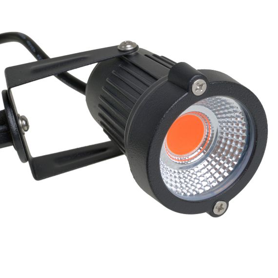 Грунтовый светильник LED 5W RED COB IP65 BK (AS-12) | Зображення 1