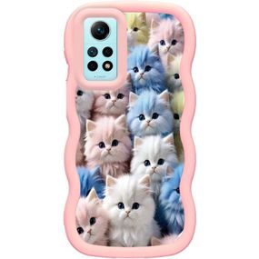 Чехол TPU Cloudy Pictures для Xiaomi Redmi Note 12 Pro 4G Kittens