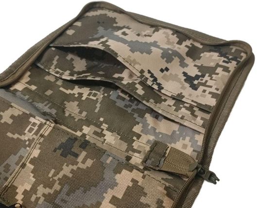 Чохол обкладинка для тактичного блокнота стрілка снайпера А5 водонепроникна 3 кишені Піксель | Зображення 7