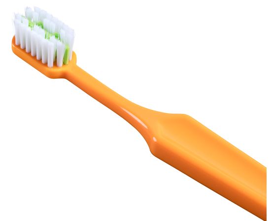 Ортодонтична зубна щітка paro® ORTHO BRUSH м’яка, з монопучковою насадкою, помаранчева | Зображення 1