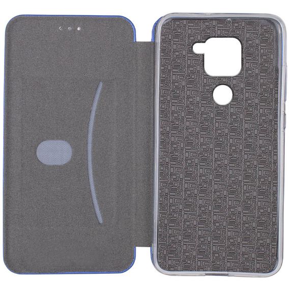 Шкіряний чохол-книжка Classy для Xiaomi Redmi Note 9 / Redmi 10X Синій | Зображення 2