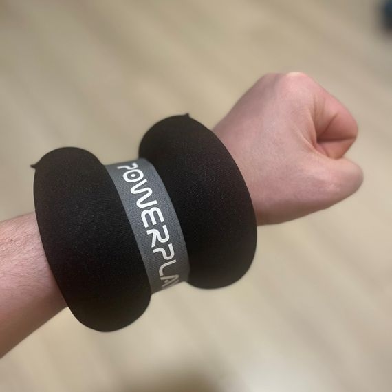 Обважнювачі-манжети для ніг та рук Паверплей PP-4349 Ankle/Wrist Weights (2шт.*1 kg) (пара) Чорні | Зображення 7