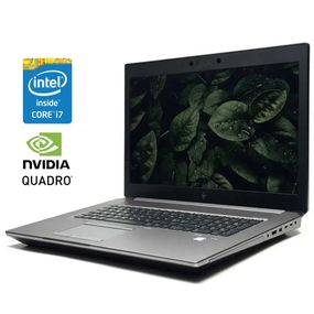 Мобільна робоча станція HP ZBook 17 G6 / 17,3" (1920x1080) IPS / Intel Core i7-9850H (6 (12) ядер по 2,6 - 4,6 ГГц) / 64 ГБ DDR4 / 1000 ГБ SSD / nVidia Quadro RTX 4000, 8 ГБ GDDR6, 256-біт / WebCam / Win 10 Pro б/в
