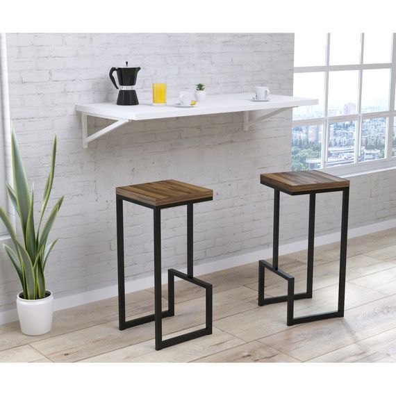 Стул барный Loft Design BS-3 венге | Зображення 3