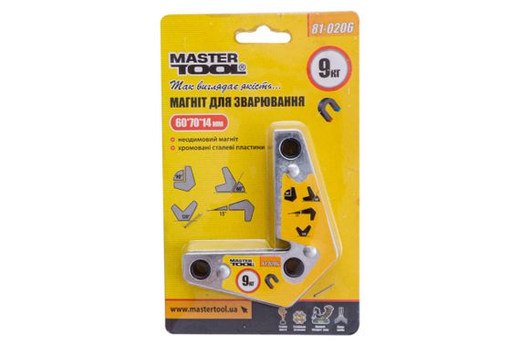 Держатель магнитный для сварки Mastertool - 9 кг угловой неодимовый магнит (81-0206) | Зображення 4