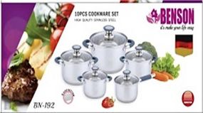 Набір каструль BN-192 10 предметів