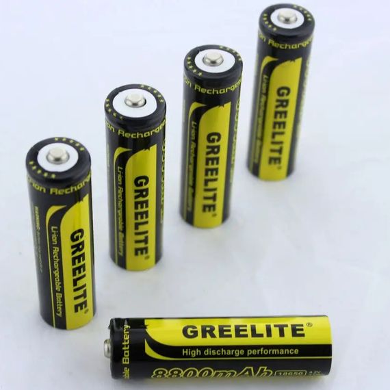Акумулятор (1шт) 18650 Greelite 4.2V 9.6Wh Li-ion батарейка для ліхтарика | Зображення 6