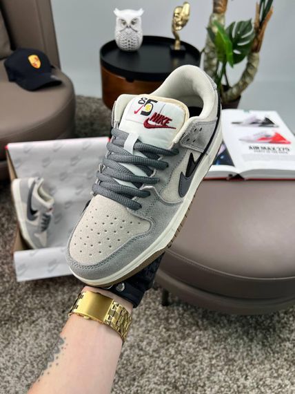 Кросівки SB Dunk Low SE “85 Double Swoosh Grey , В'єтнам 41 26-26.5 см | Зображення 5