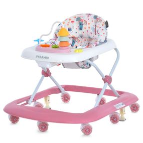 Дитячі ходунки Pyramid ME 1217 Pink, музика, світло