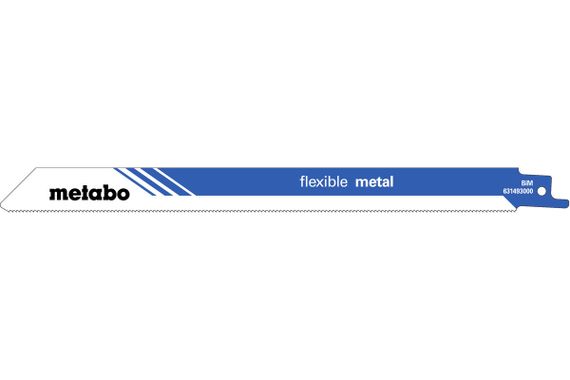 Полотно пилкове для шабельних пил Metabo «FLEXIBLE METAL», 225 X 0,9 мм 631095000