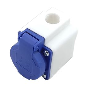 Розетка внешняя с защитной крышкой РП10-3 (112) 2Р+PЕ 16А 220В IP44 Ny95503769