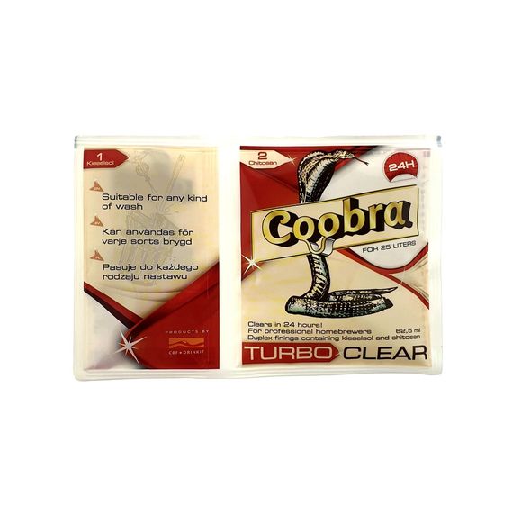 Освітлювач браги Coobra Turbo Clear 25 л.