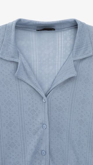 Піжама жіноча Siyahinci 20026 XL Блакитний shop (2000999517884) | Зображення 2