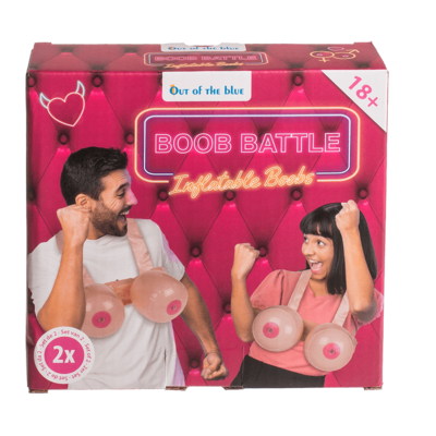 Надувная грудь Boob Battle Inflatable Boobs, 15 x 40 см Sex Aura | Зображення 5