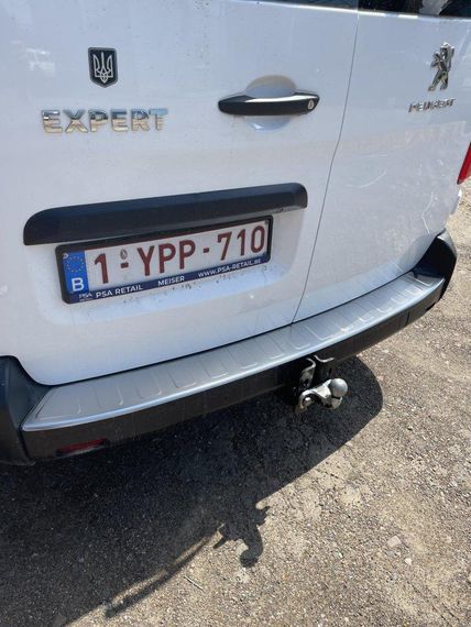 Накладка на задній бампер OmsaLine (нерж) Коротка/Середня бази для Citroen SpaceTourer 2017↗ рр. | Зображення 7