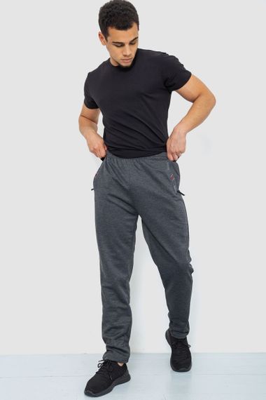 Спорт чоловічі штани, колір темно-сірий, 244R41627 | Зображення 1