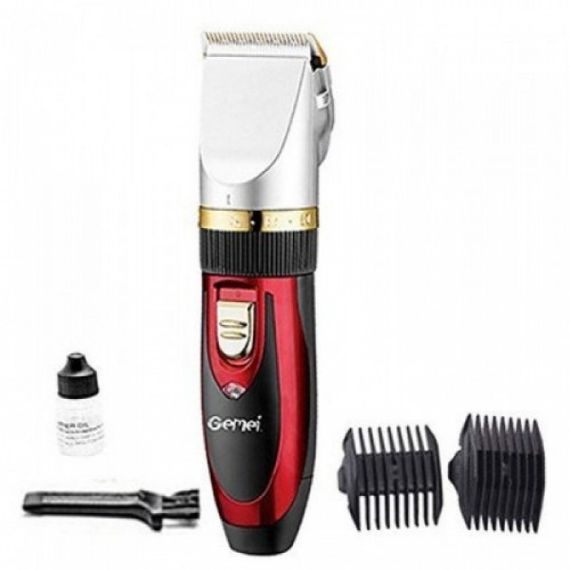 Електробритва для стрижки голови GEMEI, Професійний тример з насадками Машинка для стрижки дому AH-14 | Зображення 6