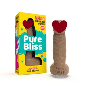 Мыло член на присоске Pure Bliss MINI коричневый, 15 см sexstyle