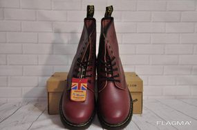 Женские Ботинки Dr.Martens 1460 (Бордовые) Размер 35 36 37 38 39 40 41