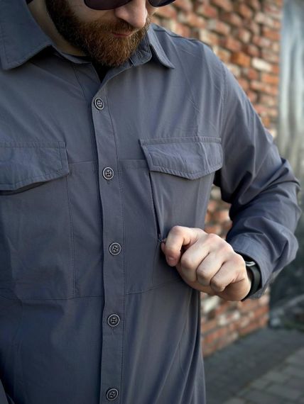 Сорочка Outdoor сіра Tactical | Зображення 1