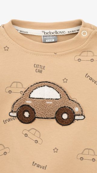 Костюм для хлопчика Mini Papi 14160 74 см Бежевий shop (2000999508042) | Зображення 2