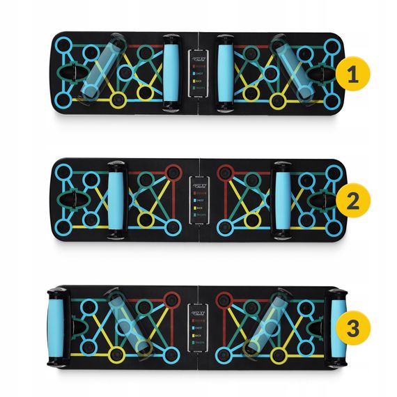 Упори (дошка) для віджимань зі змінним хватом 4FIZJO Push-up Board (P-5907739312785) | Зображення 3