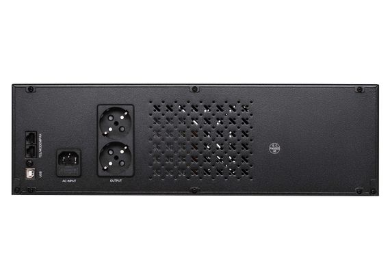 Джерело безперебійного живлення 2E  RE1500, 1500VA/900W, RM 3U, LCD, USB, 3xSchuko (2E-RE1500) | Зображення 2