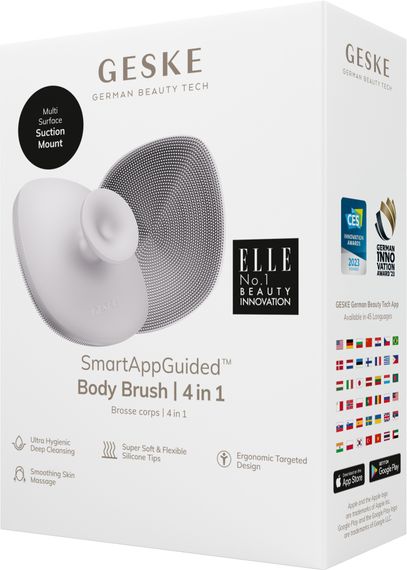 Щетка для тела GESKE Body Brush 4в1 starlight, Бежевый | Зображення 7