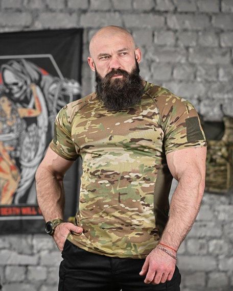 Тактична потоотводна футболка AXEL мультікам ВТ6731 | Зображення 7