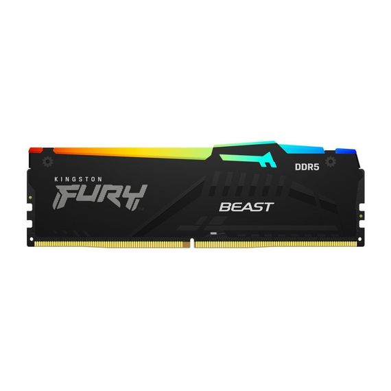 Модуль памяти для компьютера DDR5 32GB (2x16GB) 5200 MHz Beast RGB AM5 Black Kingston Fury (ex.HyperX) (KF552C36BBEAK2-32) | Зображення 3
