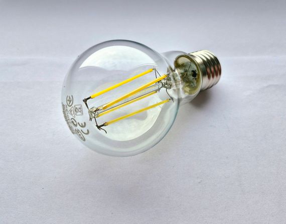 Светодиодная лампа LED E27 8W NW A60-F COG DIM | Зображення 1