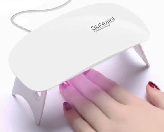 Лампа для манікюру та педикюру SUN Mini WHITE 6W UV/LED лампа для сушіння гель лаку нігтів | Зображення 5