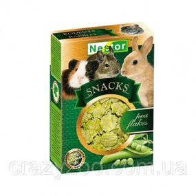 Лакомство для грызунов NESTOR Snacks Gryzon Platki Grouhu гороховые чипсы 55 г 2183/OSPG