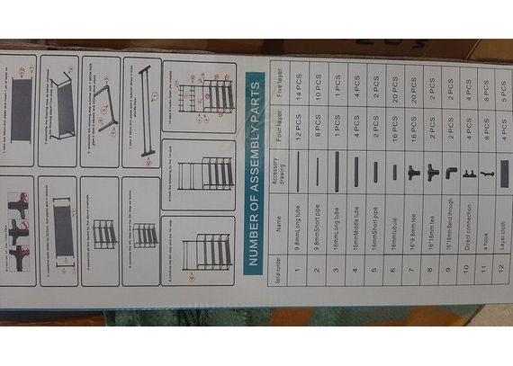 Универсальная вешалка для одежды New simple floor clothes rack size 60X29.5X151 см Черная | Зображення 5