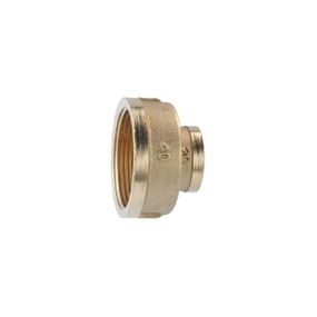 Муфта перехідна посилена LexLine 1 1/2"х3/4" ВВ латунна УК0310-В