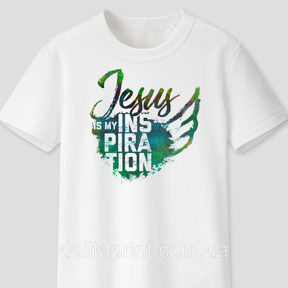 Футболка з християнським принтом Jesus Ісус. FH-1