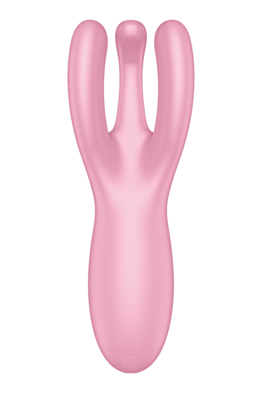 Гнучкий смарт-вібратор Satisfyer Threesome 4 Connect App рожевий Sex Aura | Зображення 4