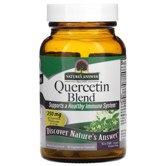 Кверцетін Nature's Answer Quercetin Blend 250 mg 60 Veg Caps