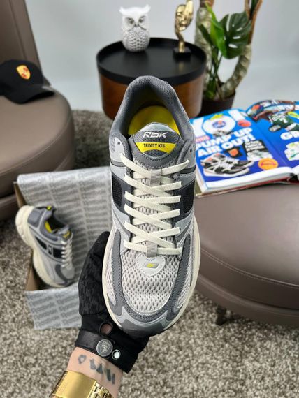 Чоловічі кросівки Re2ebok Premier Trinity KFS Grey весна / літо / осінь A3792 | Зображення 3