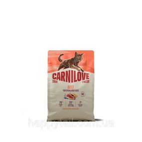Беззерновой сухой корм Carnilove True Fresh для стерилизованных кошек говядина 2 кг (арт. 173752)