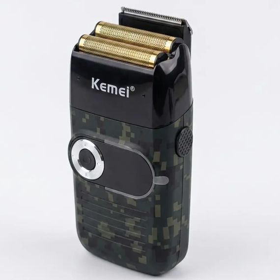 Електрична бездротова бритва для чоловіків, USB-C, Kemei KM-2027, Піксель / Чоловіча акумуляторна електробритва / Шейвер | Зображення 5