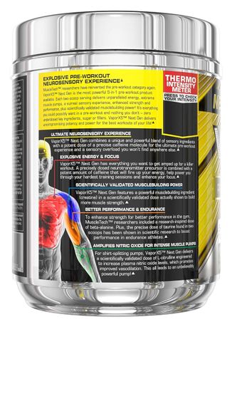 Передтренувальний комплекс Muscletech Vapor X5 Next Gen Pre-Workout 263 g (Fruit punch blast) | Зображення 2